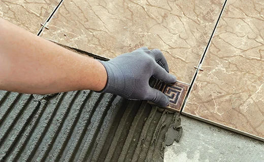 Tile application process